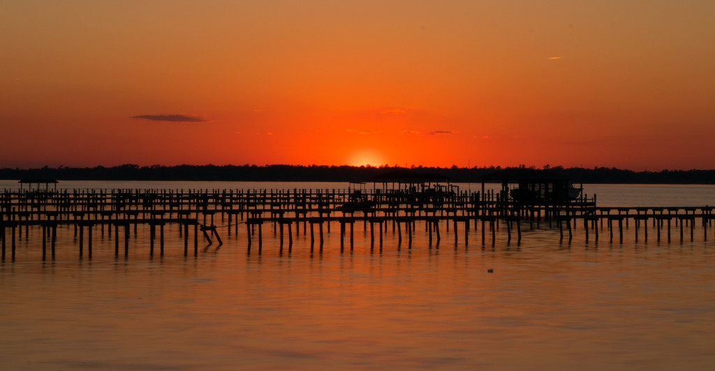 Sunset Over the Piers! by rickster549