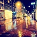 Rainy night by halkia