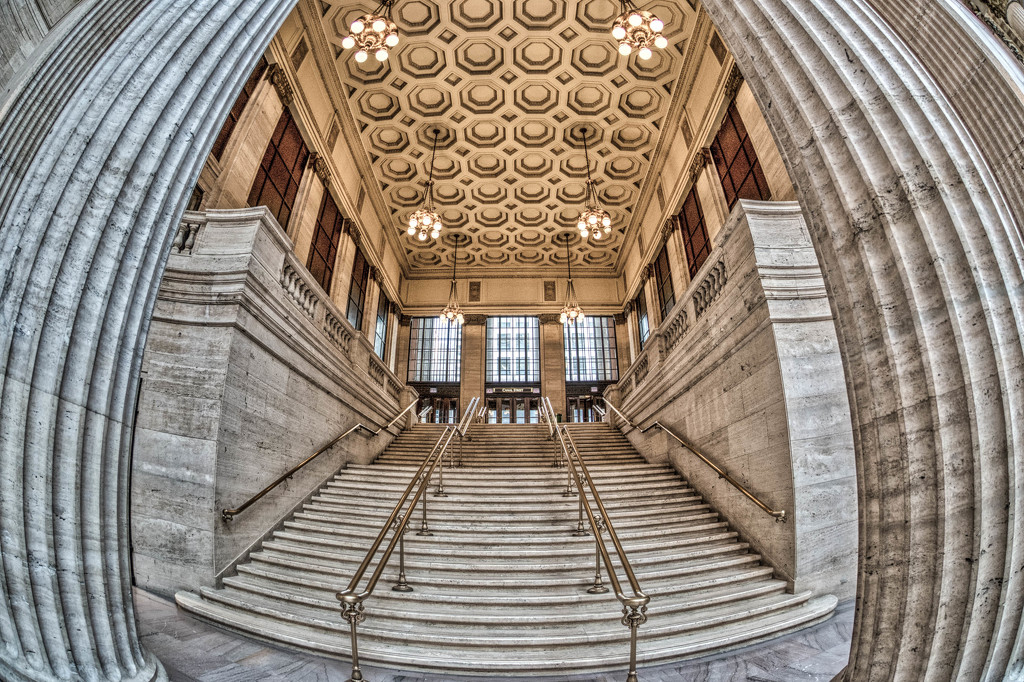 Chicago's Union Station Grand Staircase - Color by taffy