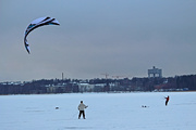10th Jan 2017 - Kitesurfing on ice