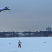 Kitesurfing on ice by annelis