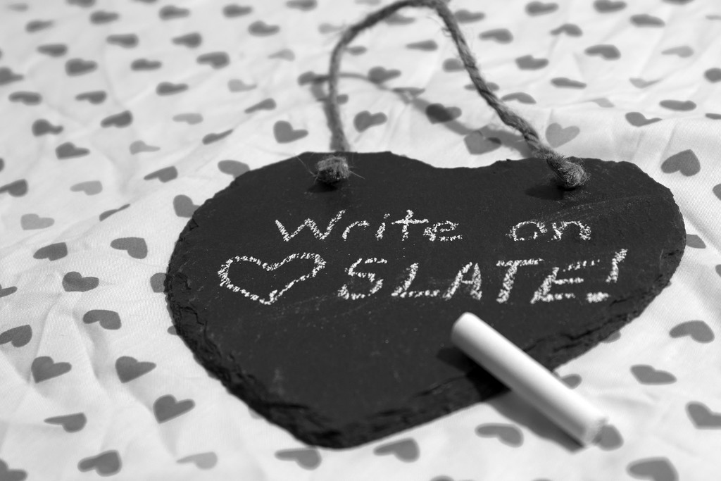 Love to Write on Slate by bizziebeeme