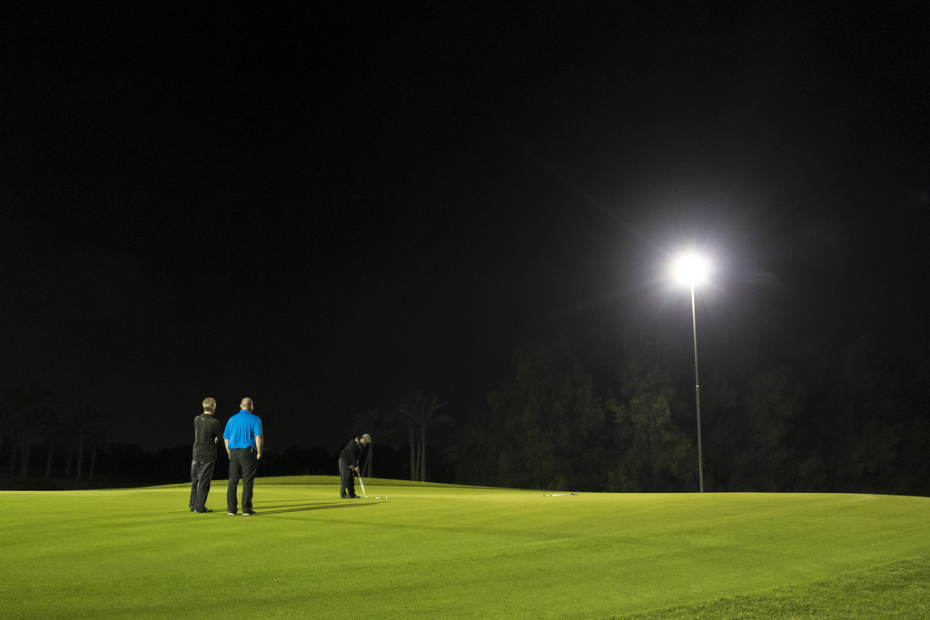Day 027, Year 5 - Night Golf In Doha by stevecameras