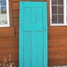 Antique Aqua Door by harbie