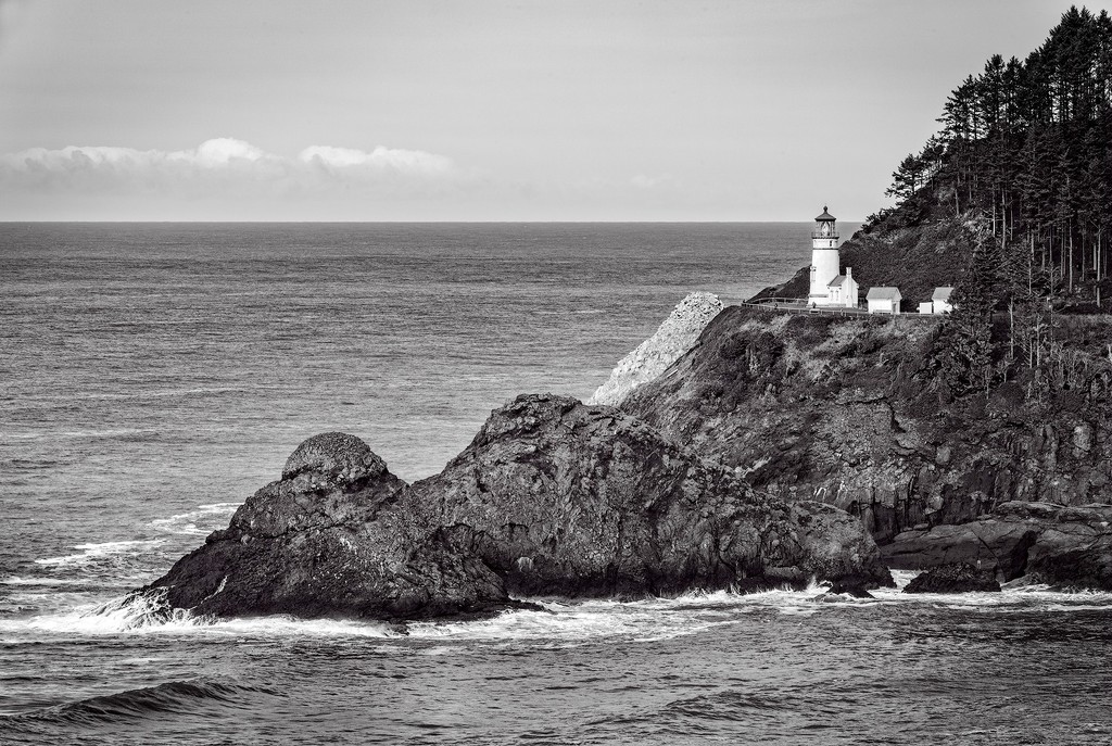  Lighthouse for B and W  by jgpittenger