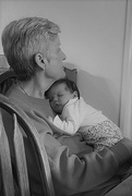 13th Feb 2017 - Precious grandchild -- Black and white 