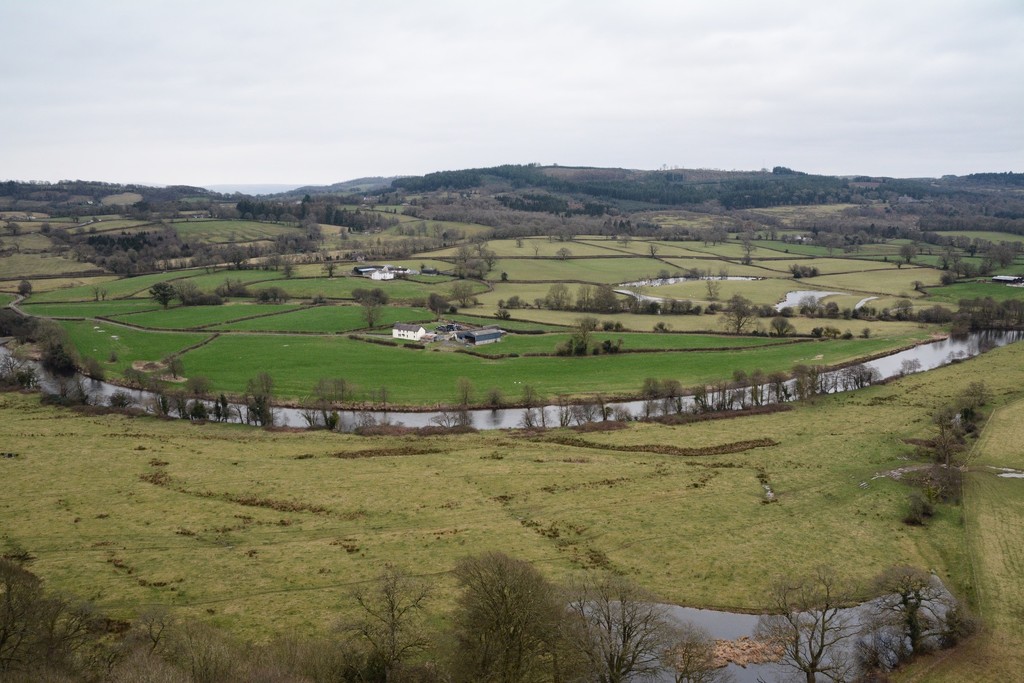 The view from Dinefwr Castle by rumpelstiltskin