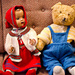 An old doll and an old teddy bear by elisasaeter