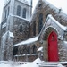 St. John's Church in the Snow Storm by deborahsimmerman