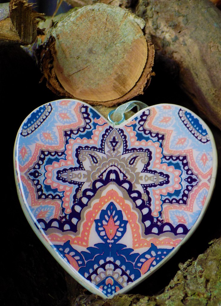Heart in the wood pile by flowerfairyann