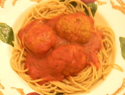 15th Feb 2017 - Spaghetti and Meatballs Closeup