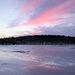 Pink Sunset at Pond by deborahsimmerman