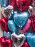 19th Feb 2017 - Silver, red, pink and blue hearts. 