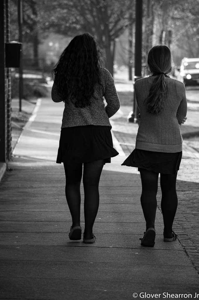 Friends walking by ggshearron