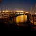 Bridge with yachts by dkbarnett