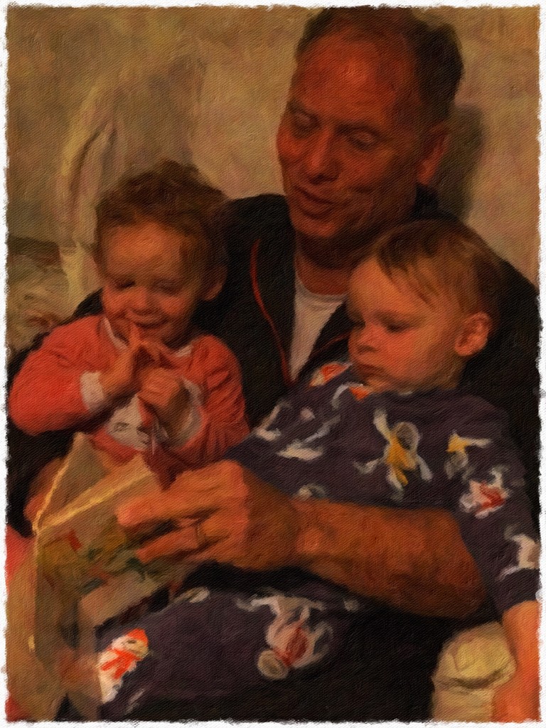 Storytime with Granddaddy by shesnapped