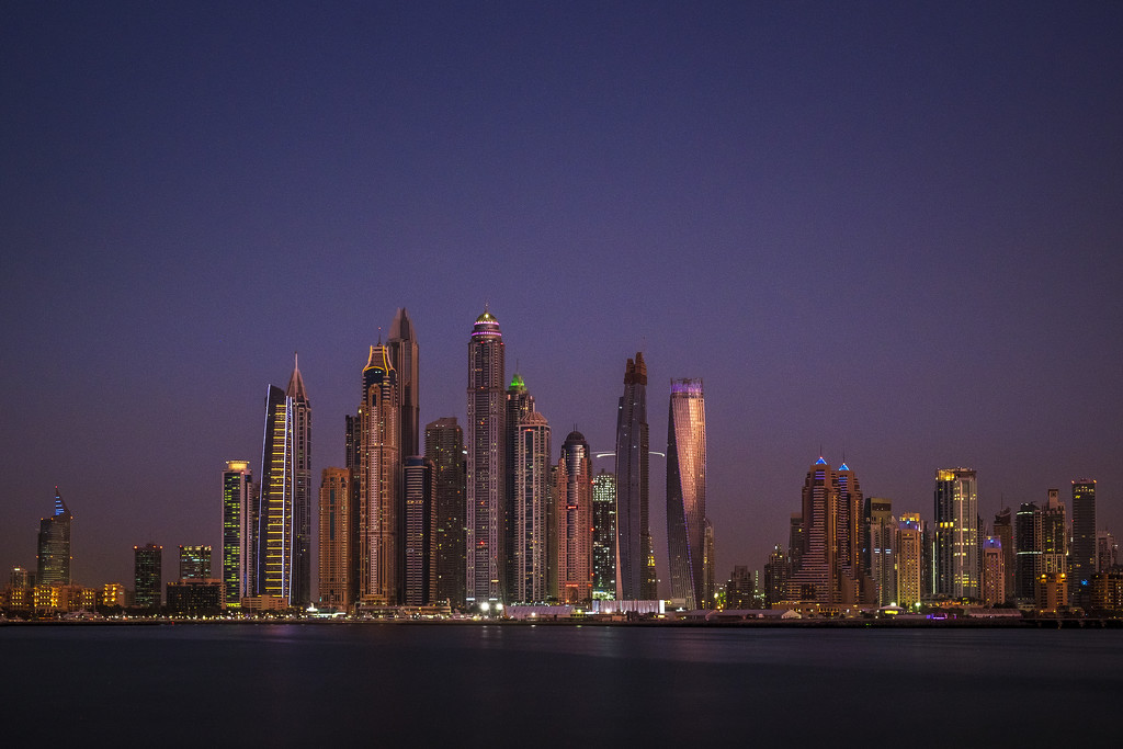Day 031, Year 5 - Sundown Over Dubai Marina by stevecameras