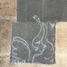 Chalk heart in Paris by cocobella