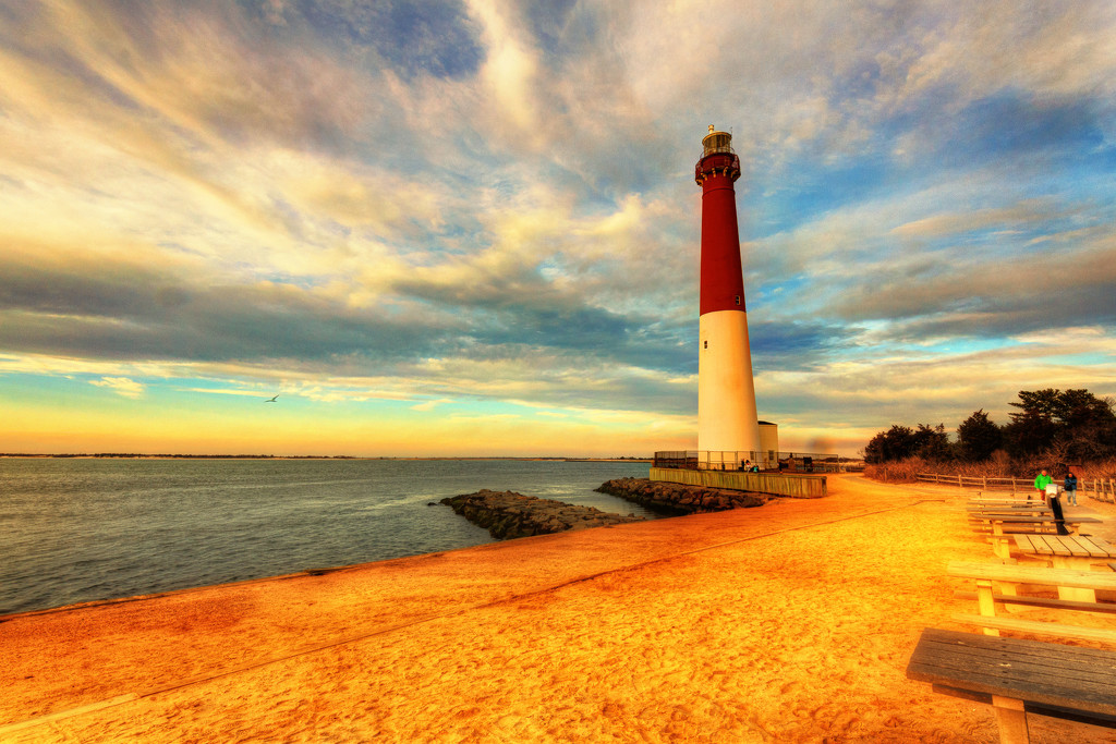 Lighthouse at Barnegat Light by swchappell