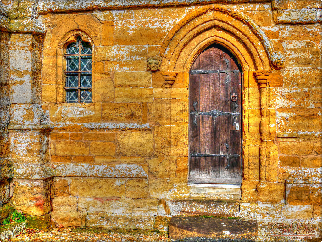 Old Church Door And Window by carolmw