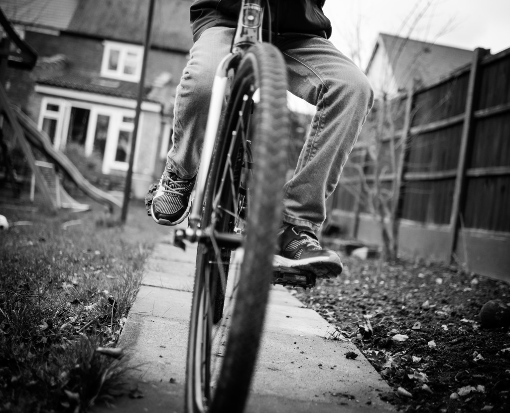 Feb - Bikes & Shoes & Legs all get BIGGER (Better on black....) by newbank