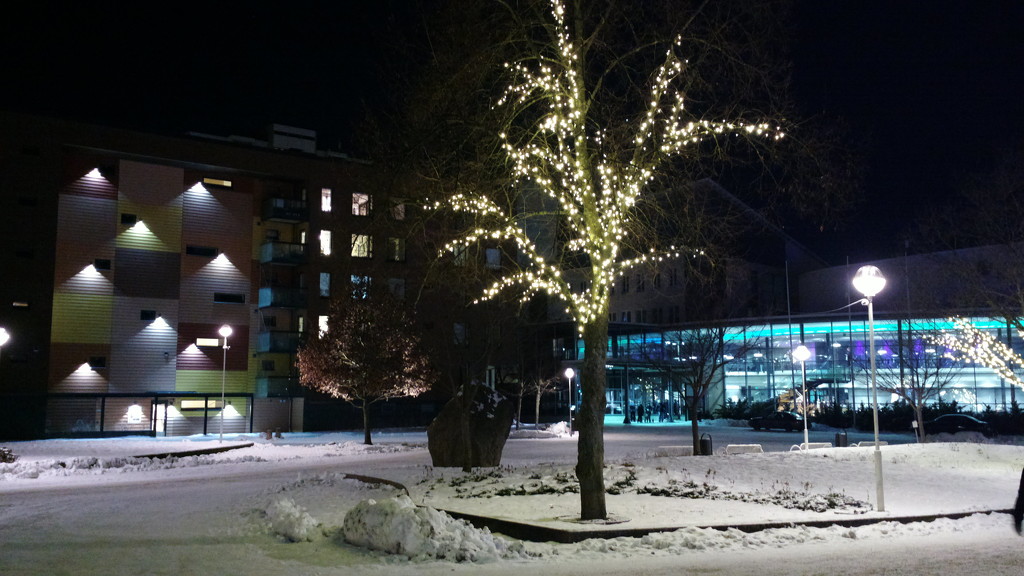 Evening in Kerava centrum by annelis