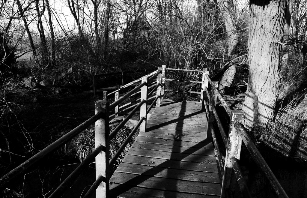 bridge and shadows by ianmetcalfe