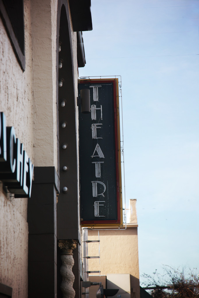 Vintage Theatre Sign by swwoman