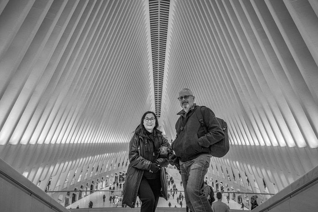 Buddies at the World Trade Transit Center by taffy