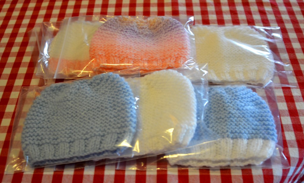 Six Hats for Newborn Babies by arkensiel