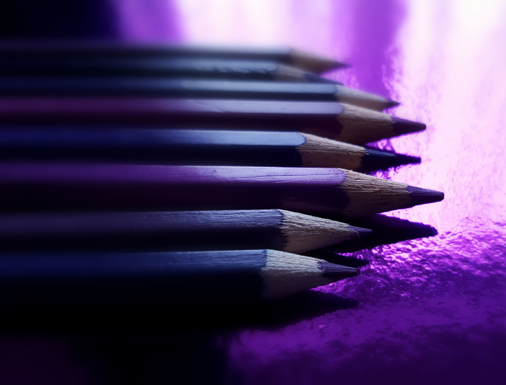 Purple pencils by m2016