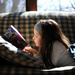 My Girl Reading My Favorite Childhood Book by alophoto