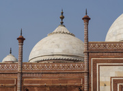 9th Mar 2017 - 062 - Closer look at the Mosque at the Taj Mahal