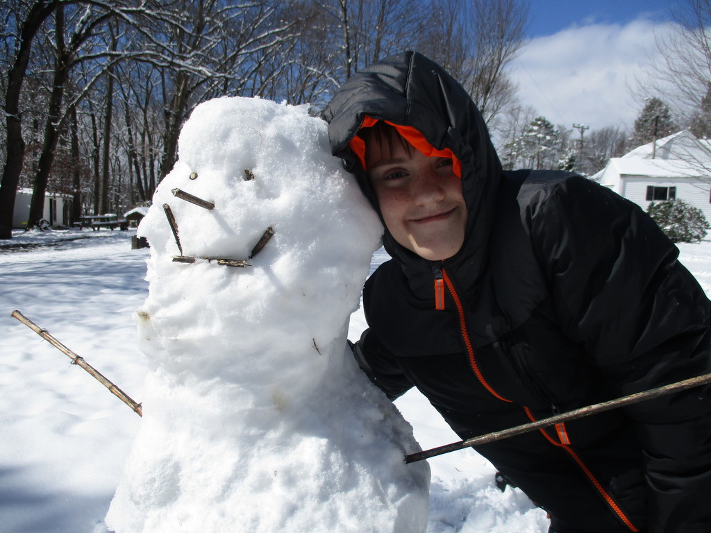 Snowman by julie