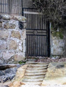 10th Mar 2017 - 12th Century steps leading to modern gate