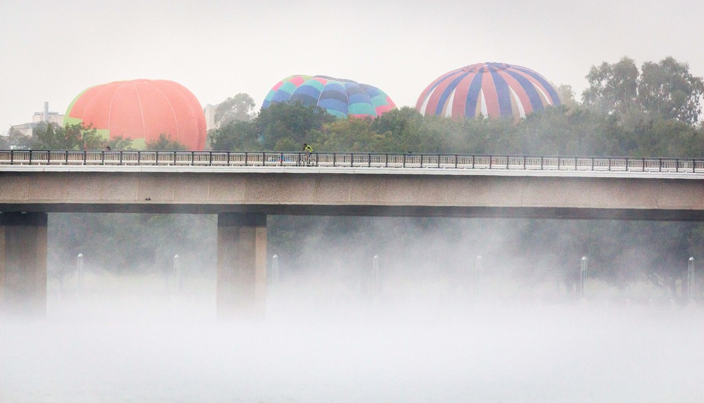 Balloons in the fog by pusspup