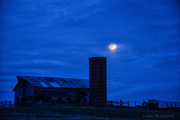 11th Mar 2017 - Barn on the hill at blue hour