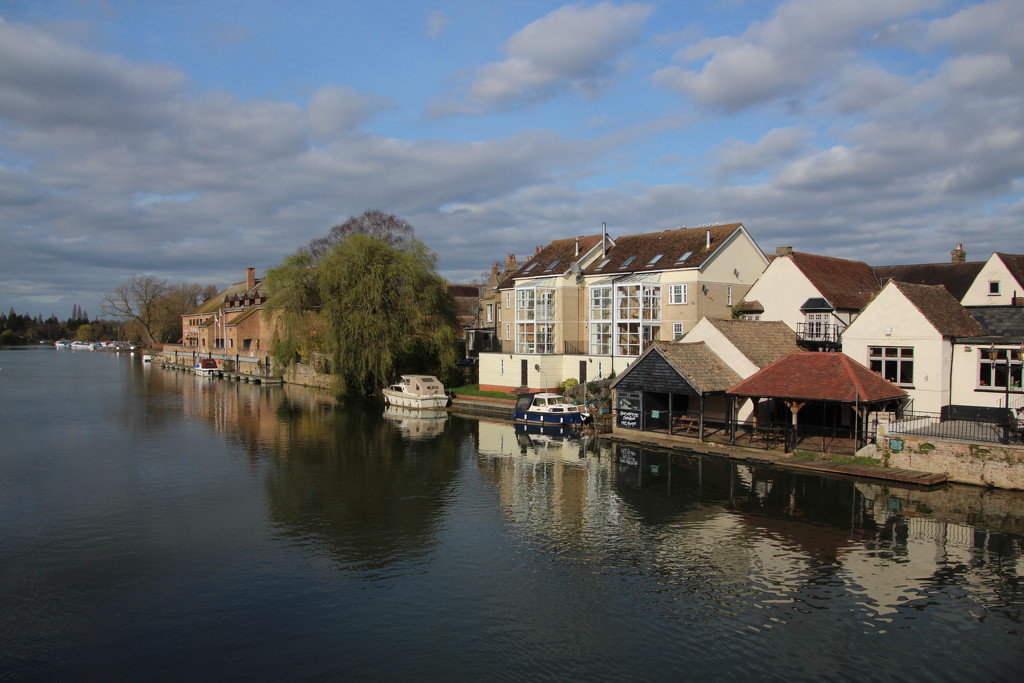 St Neots and the river Great Ouse by busylady