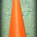 Orange construction cone by homeschoolmom
