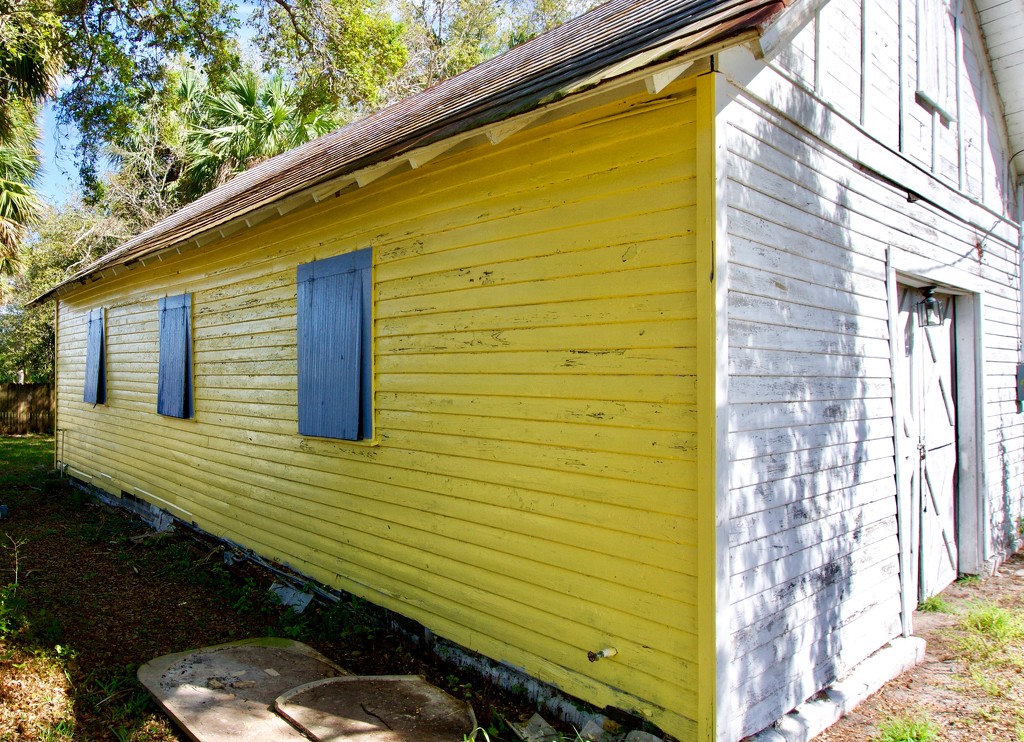 "They're painting the carriage house yellow!" by eudora