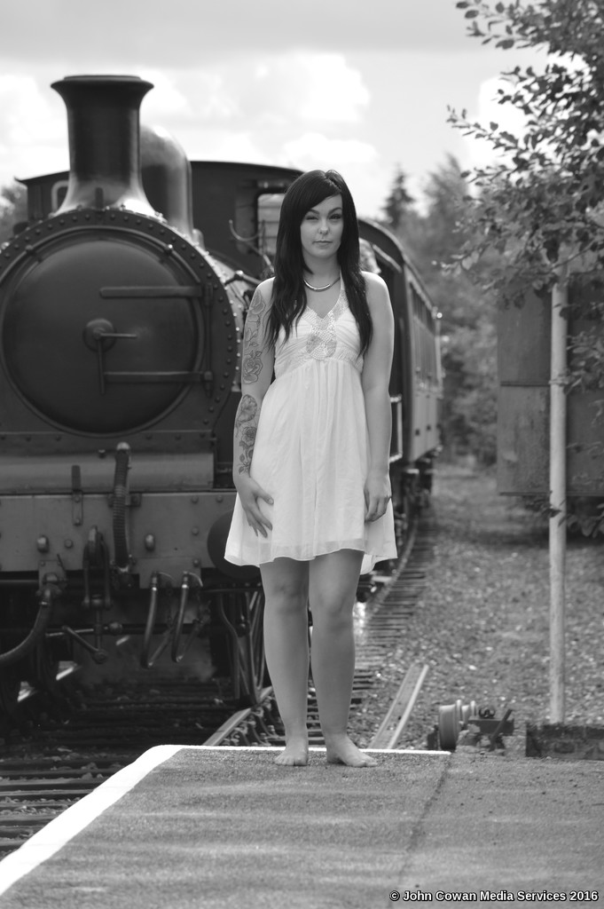 Girl and a Train by motorsports