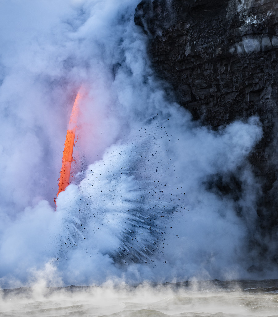 Lava from Boat  by jgpittenger