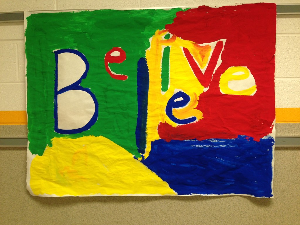 one of the murals decorating our hallway for read across america by wiesnerbeth