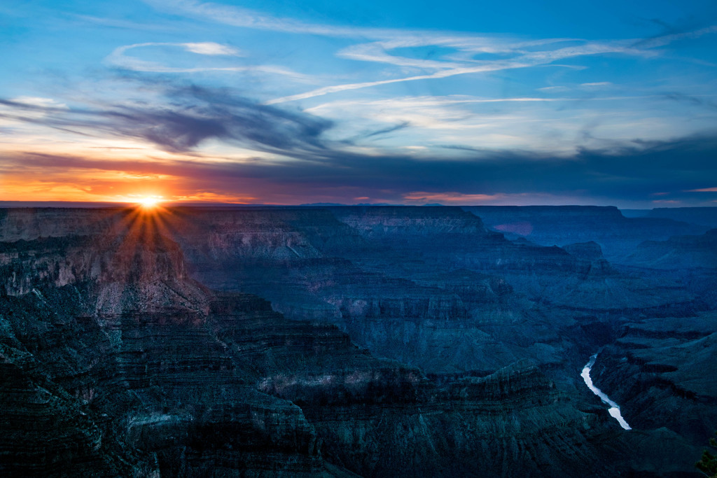 Grand Canyon Sunset by ckwiseman