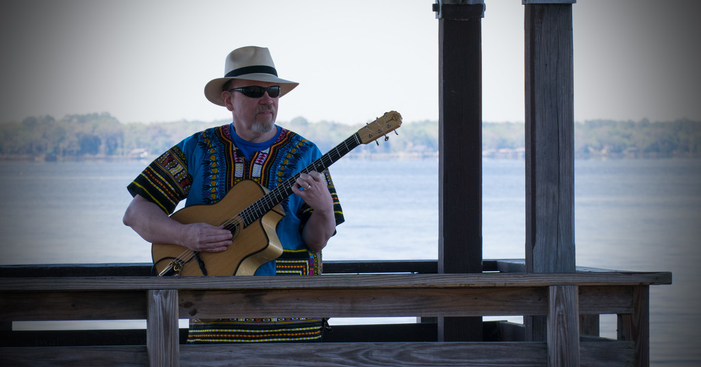 Musician on the River Front! by rickster549