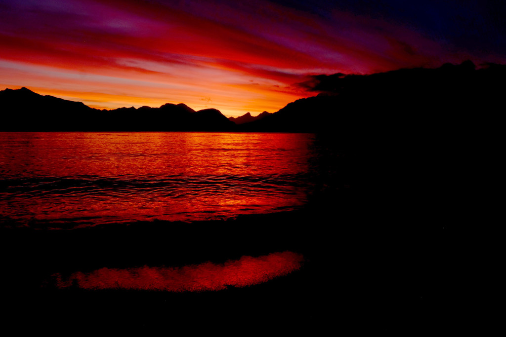 Sunset from Iris Burn by dkbarnett