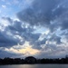 Late afternoon skies over Colonial Lake, Charleston, SC by congaree