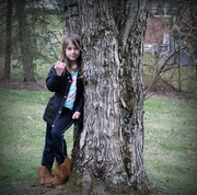 21st Mar 2017 - My granddaughter and the tree