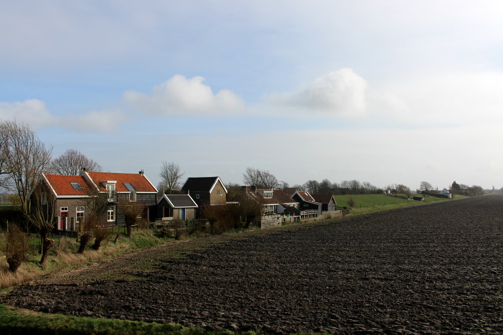 Dijkhuizen ( Houses, close to a dike) by pyrrhula