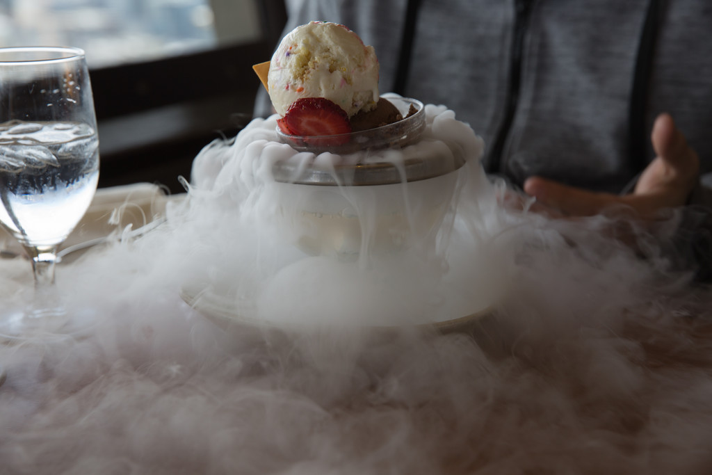 Lunar Dessert At The Space Needle by seattle